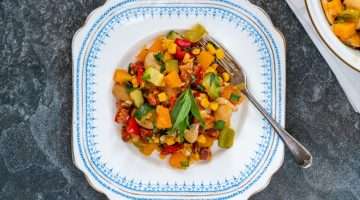 southern style succotash
